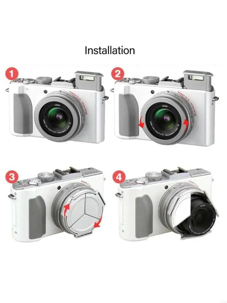 Practical Lens Protector Self-Retaining Automatic Lens Cover for DMC-LX7 D-Lux6 