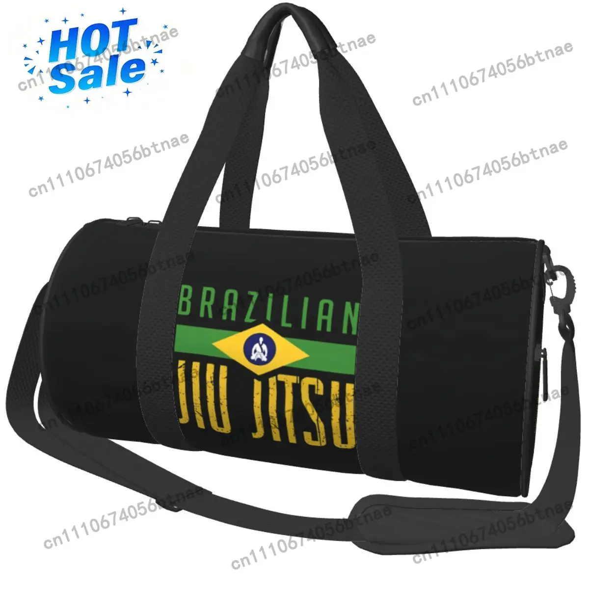 Brazilian Jiu Jitsu Funny Jujitsu BJJ Gym Bag Waterproof Sports Bags Large Training Custom Handbag Retro Fitness Bag For Couple