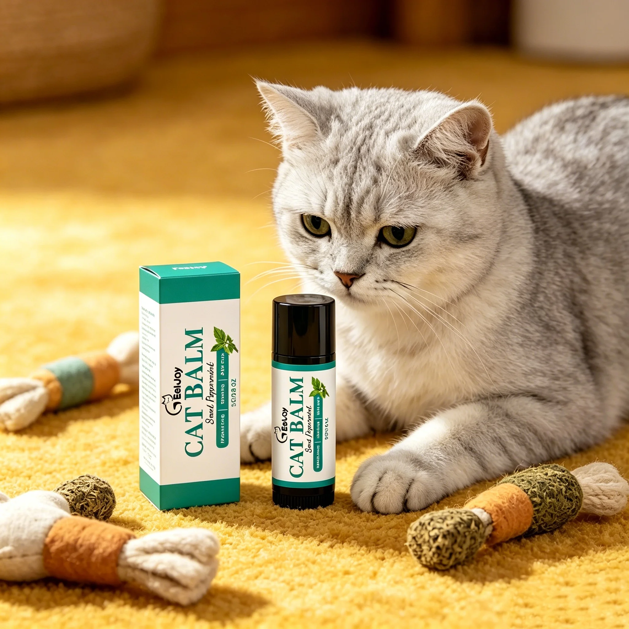 Cat Nose And Paw Balm Nourishing Dry Foot Moisturizer Protector Pet Accessories Natural Crack Portable Kitty Feet Repair Creams view 4