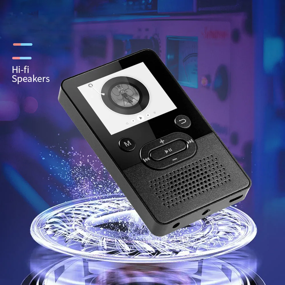 مشغل موسيقى صغير T9 مقاس 1.8 بوصة 4 جيجا بايت/8 جيجا بايت صغير MP3 MP4 HIFI يدعم TXT الكتاب الإلكتروني ساعة توقيت مسجل FM