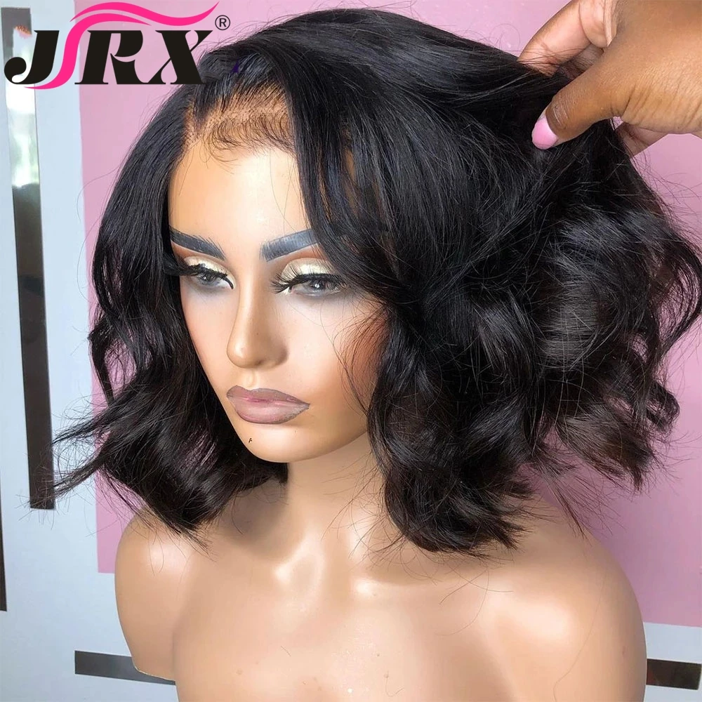 Body Wave Lace Wigs for Women Human Hair Brazilian Short Bob Human Hair Wigs Natural Wave Pre-plucked Remy Hair