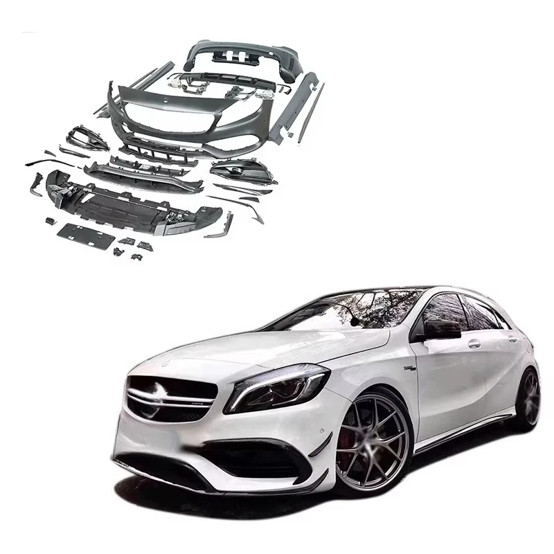 STLF Wholesale A45 Body Kits for A-CLASS W176 2013-2018y Car Bumpers Side Skirts Car Accessories Auto Parts