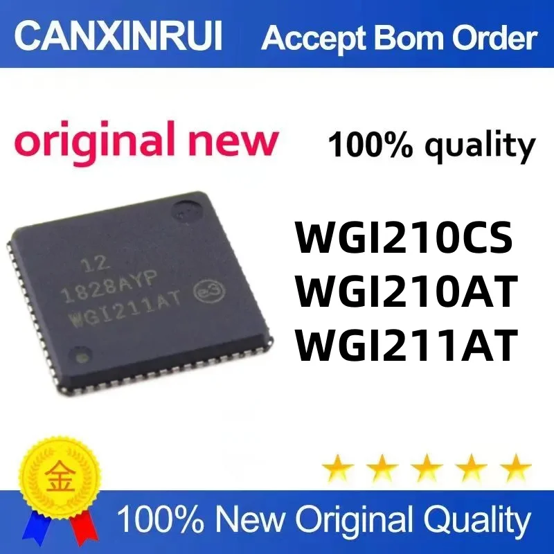 WGI210CS QFN package WGI210AT WGI211AT QFN64 power management IC network card IC