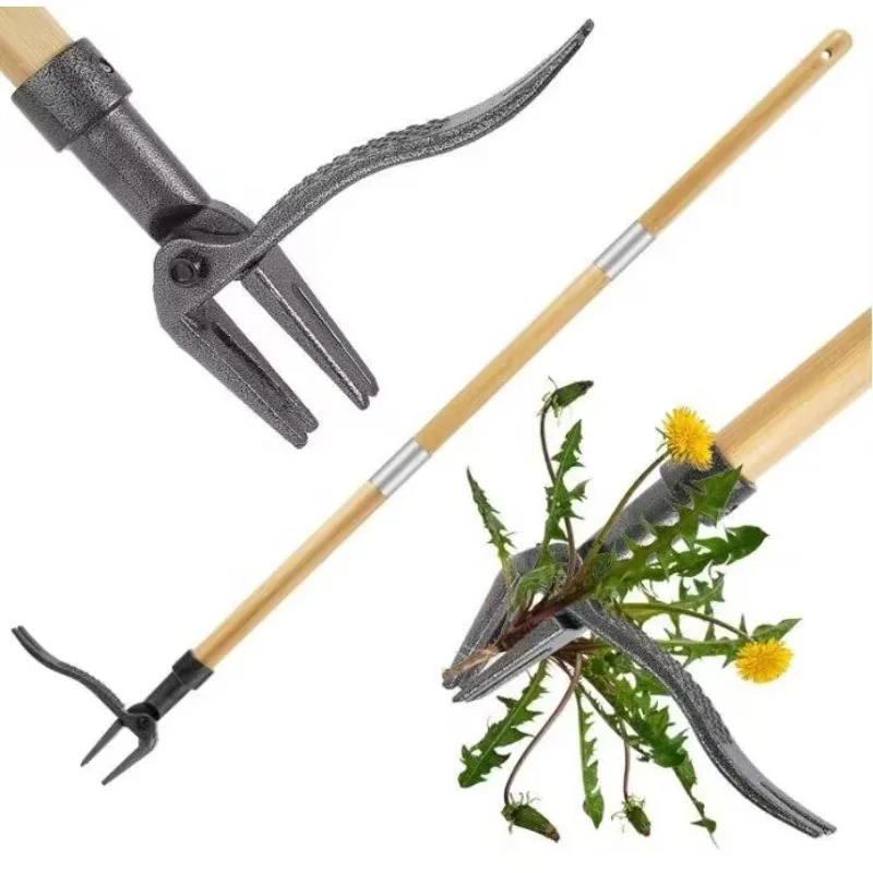 Gardening Hand Weeding Tool Stand-Up Garden Weeder Tool With Long Handle