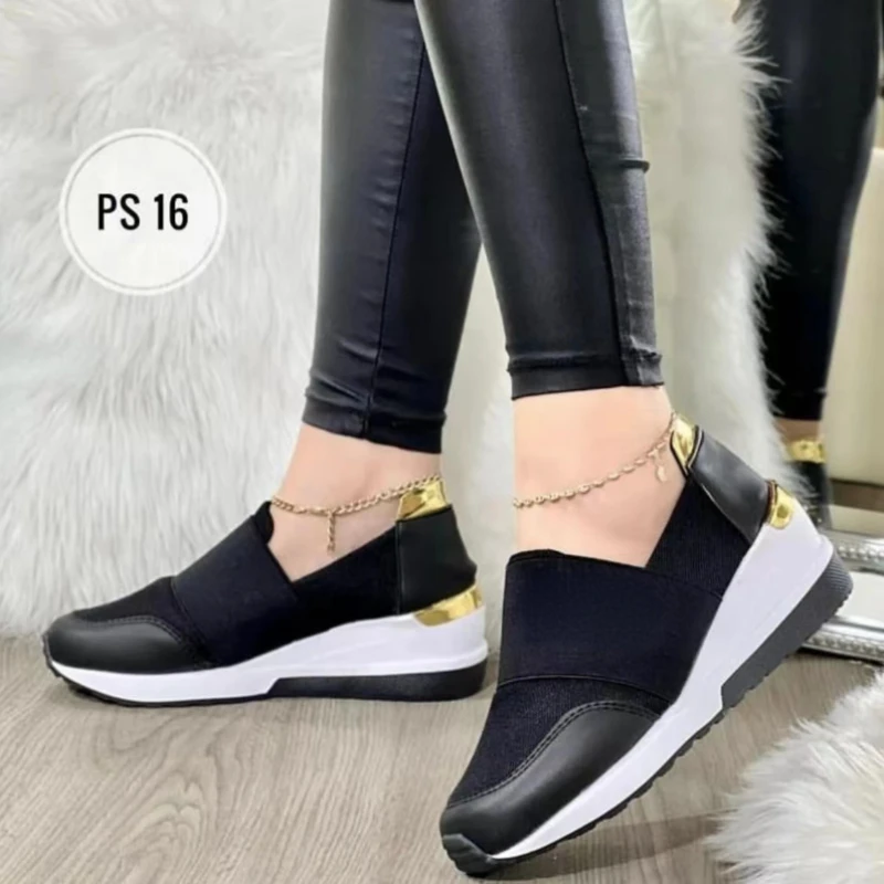 Scarpe da donna Trend 2024 autunno Fashion Tennis Slip-on Casual Sneaker Platform per zeppe Running Luxury Designer Ladies mocassini