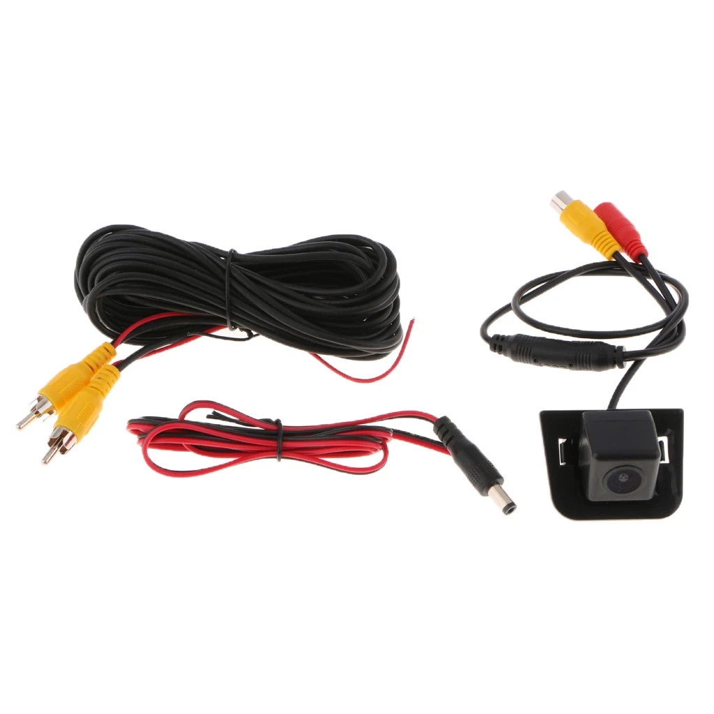 LCD Widescreen Video Monitor Rear View Camera IP67 Waterproof for Car Spare Wheel Protector