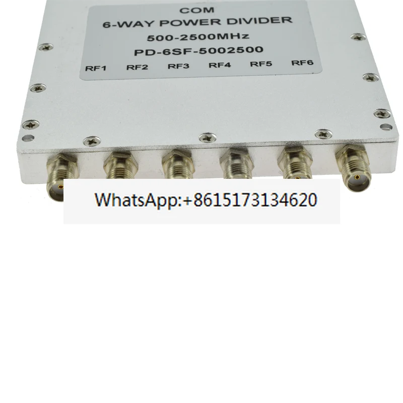SMA 전력 분배기, 1-6 마이크로스트립, 5002500MWIFI 커버리지, GPS2.4G 배전 결합기 테스트