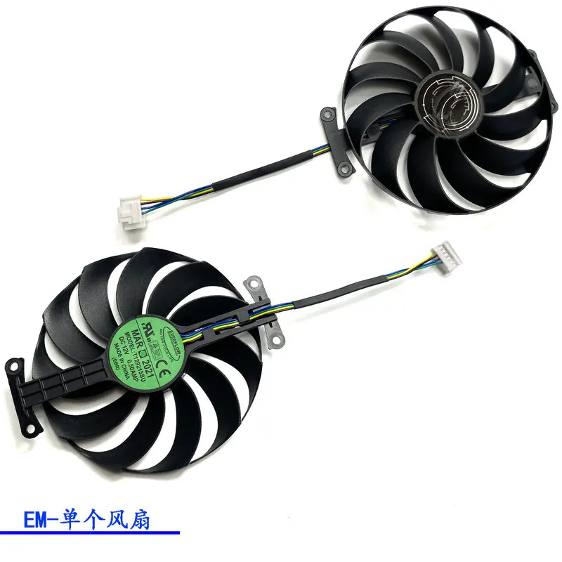 New for ASUS GTX1650 1630 GDDR6 4GB PHOENIX Graphics Video Card Cooling Fan PLD10010B12HH