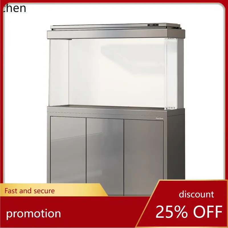 

Аквариум для дома CZ, от пола до потолка, безводный, для гостиной, из ультрапрозрачного стекла, большой и среднего размера, экологичный.