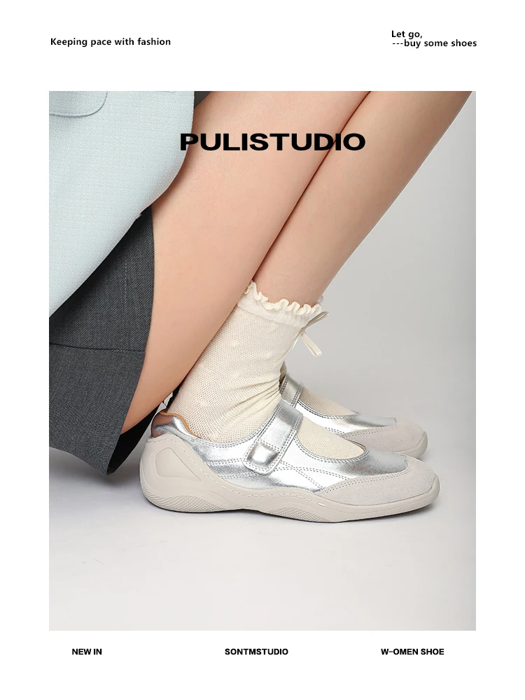 

Женские туфли Мэри Джейн на толстой подошве с высоким каблуком из натуральной кожи, весна-лето, новый стиль, балетки, милый дизайн, круглый носок