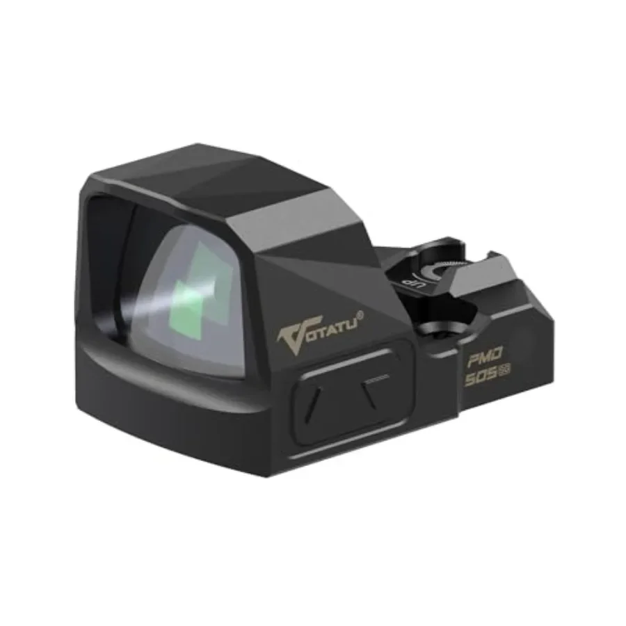

PMD505SG Shake Awake Green Dot 3 MOA Micro Reflex Sight for Tactical Pistol Use with RMS RMSc Slide Footprint Compatibility and