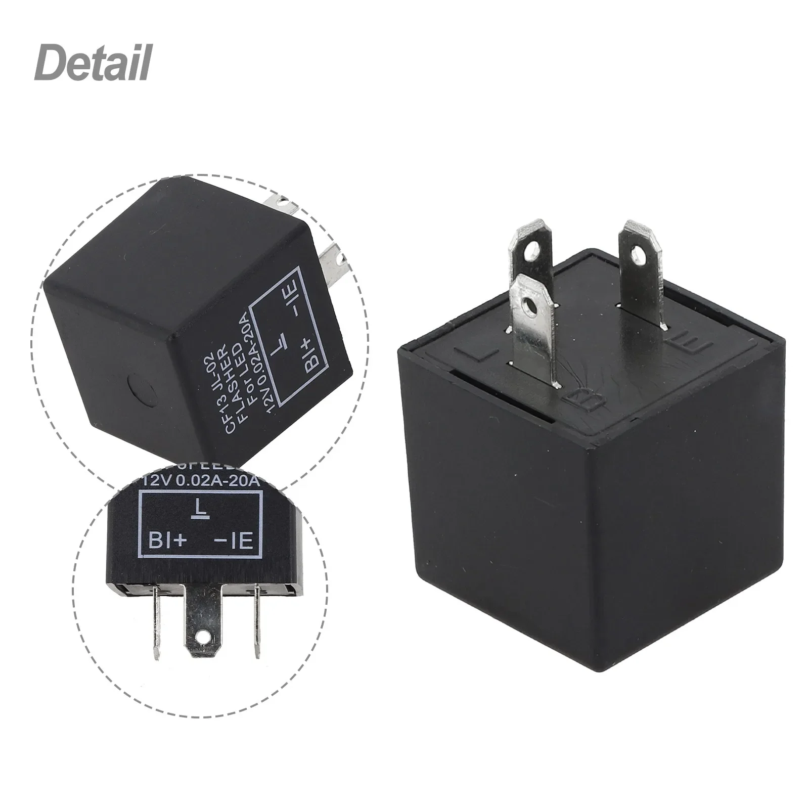 Turn Signal Fix 3 Pin LED Flasher Relay for Reliable Performance and Easy Installation in Multiple Vehicle Models