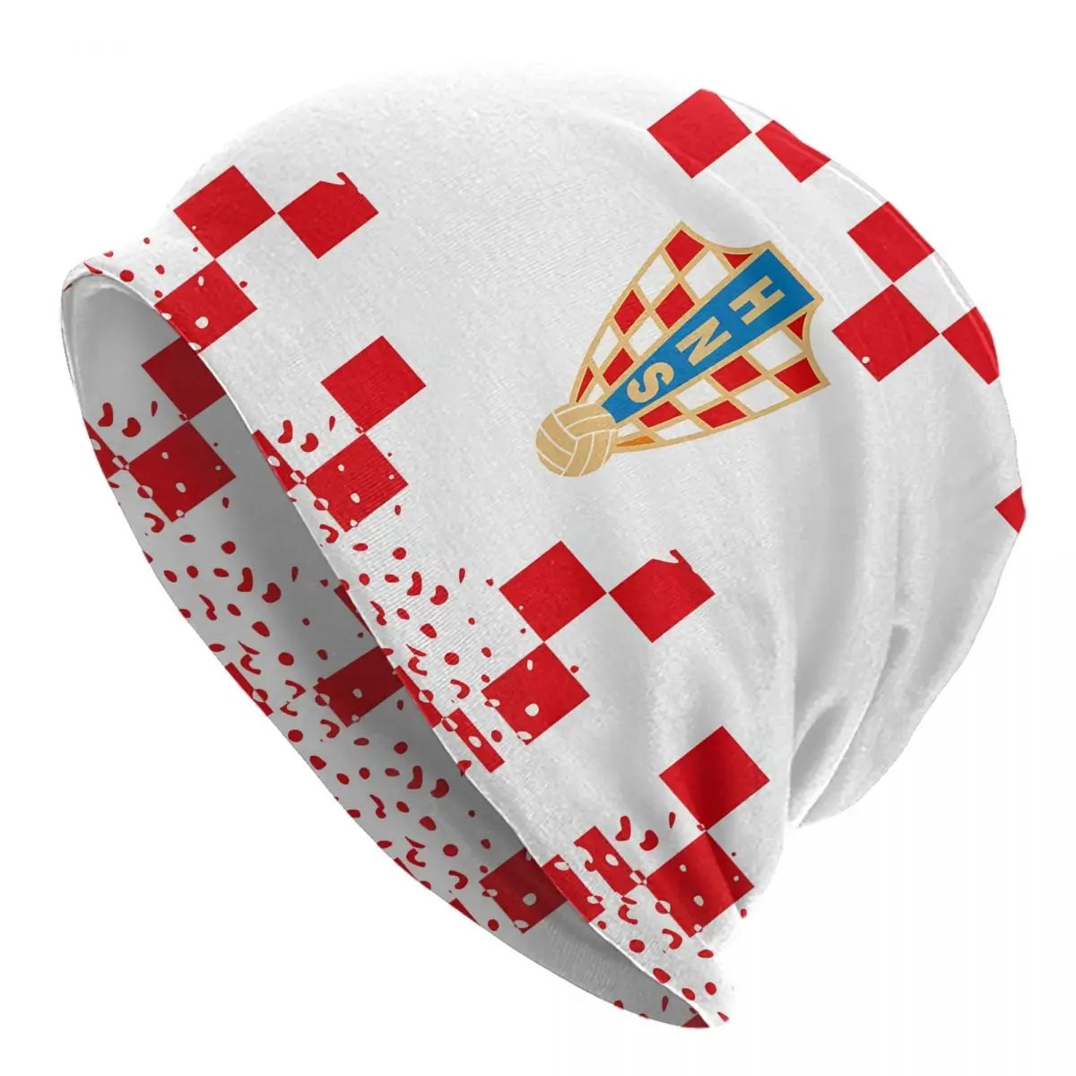 Croatia Soccer Unisex Bonnet Thin Hip Hop Double Layer Hats For Men Women