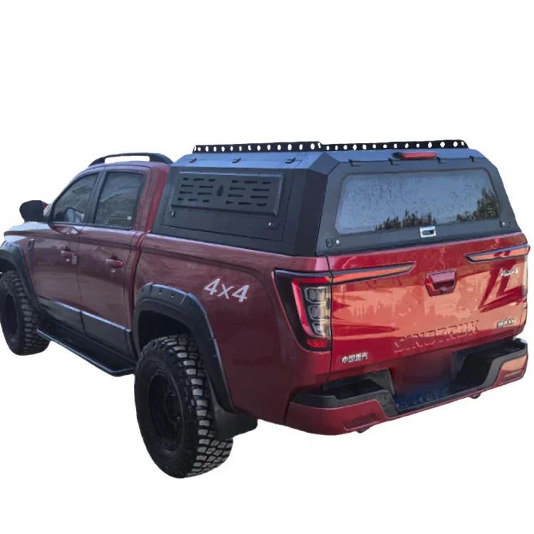 

KQX Factory Direct Sales Waterproof Aluminum Alloy Hard Type Canopy Pickup Truck Bed Covers for Ford F-250 6.5FT No Drill