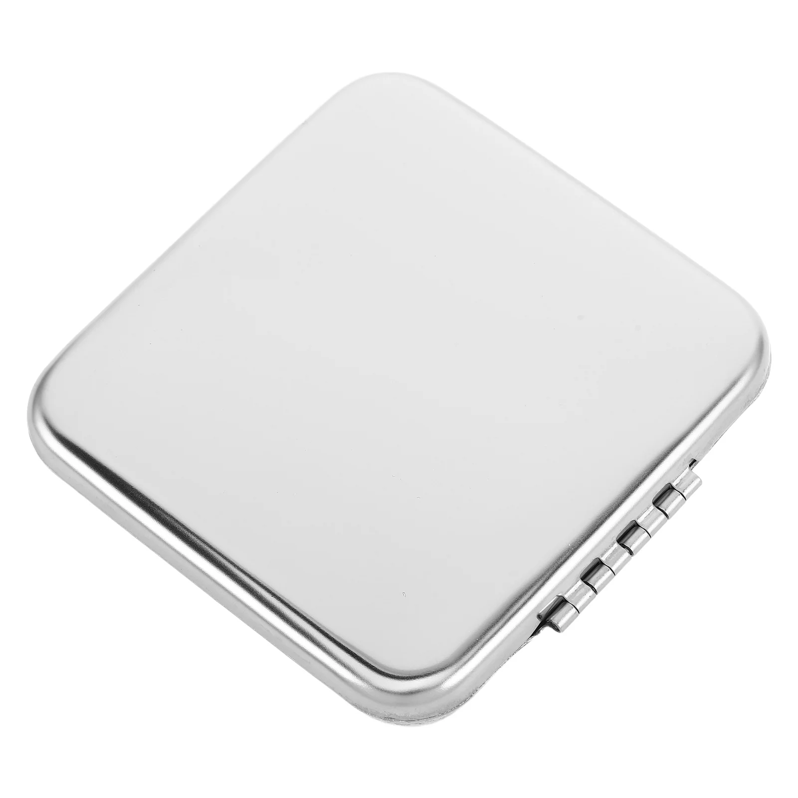 

Double Sided Makeup Mirror Compact Travel Handheld Folding Stainless Steel Portable Vanity Mirrors For Women With Magnification