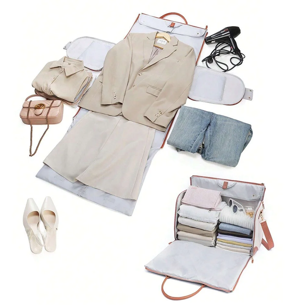 

Новинка 2024 года, мужской костюм, дорожная сумка, большая ручная сумка через плечо Capaci для деловых поездок, праздников, полиэстеровый материал