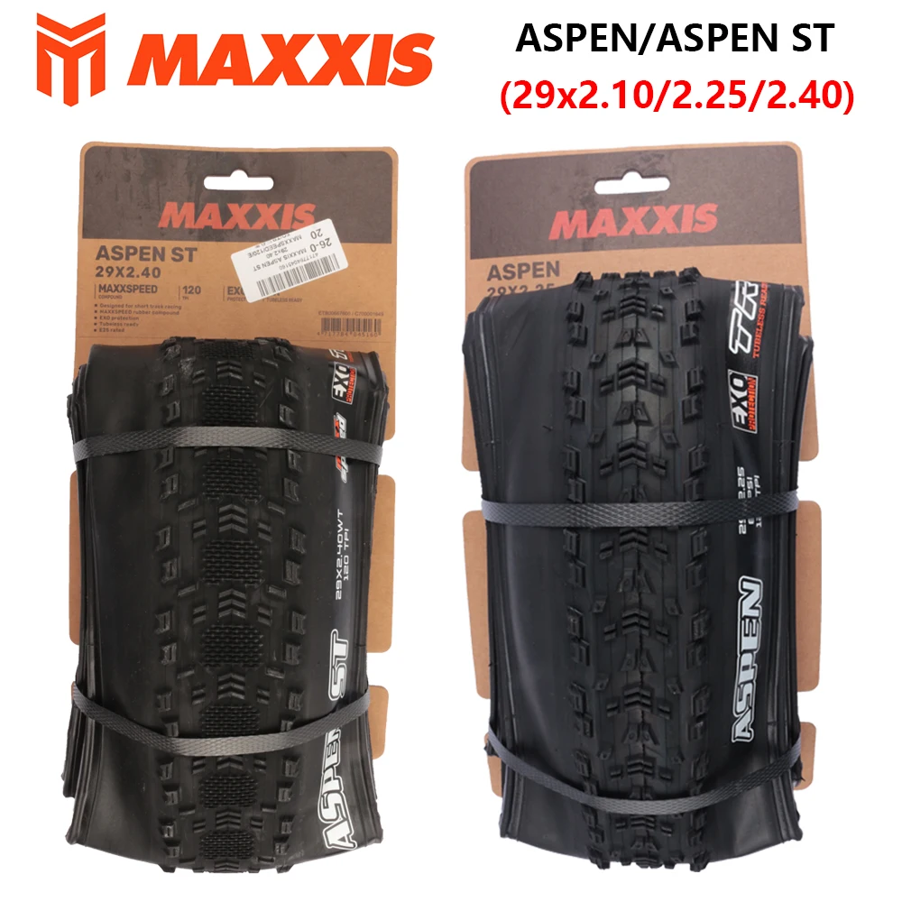 

MAXXIS ASPEN Bicycle Tires Original For Off-Road Mountain Bike Vacuum Tires Anti Puncture Tire 29x2.1/2.25/2.4WT EXO/TR Tubeless