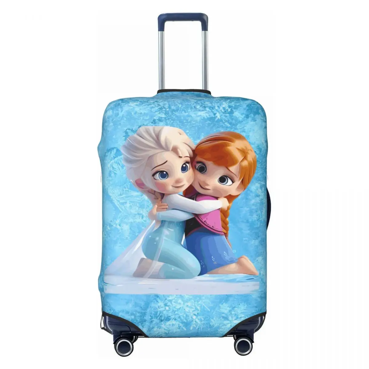 

Custom Frozen Kawaii Princess Suitcase Cover Washable Elsa&Anna Anime Cartoon Luggage Covers Protector for 18-32 inch