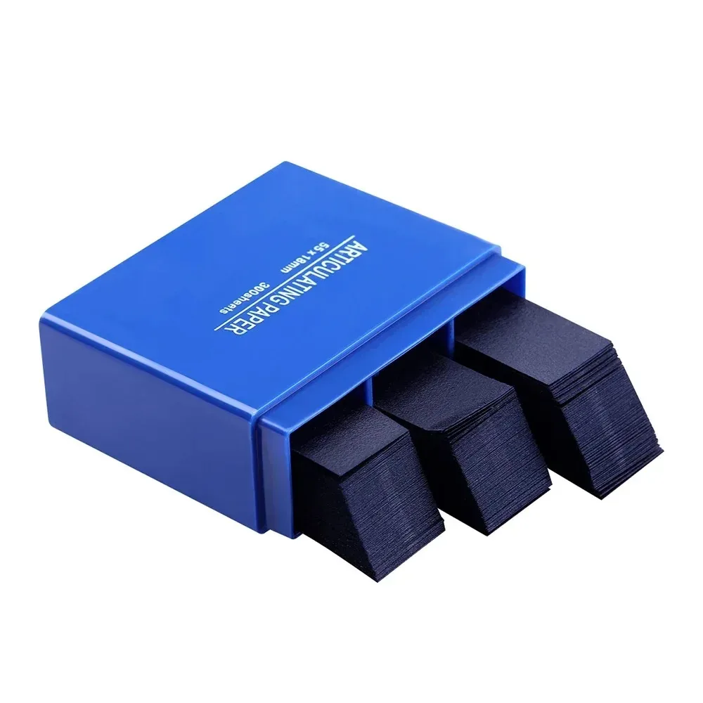 300 Sheet/Box Dental Articulating Paper Strips Red/Blue Dental Lab Instrument Teeth Whitening as Dentist Tools 55*18mm