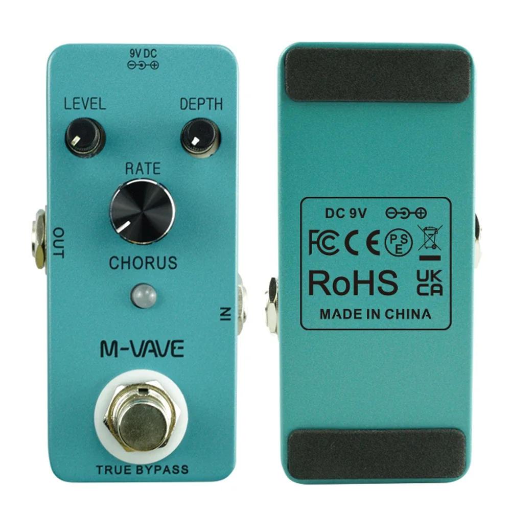 

M-VAVE CHORUS Analog Classic Chorus Guitar Effect Pedal True Bypass Chorus Volume/ Depth/ Speed Control Pedal Guitar Accessories