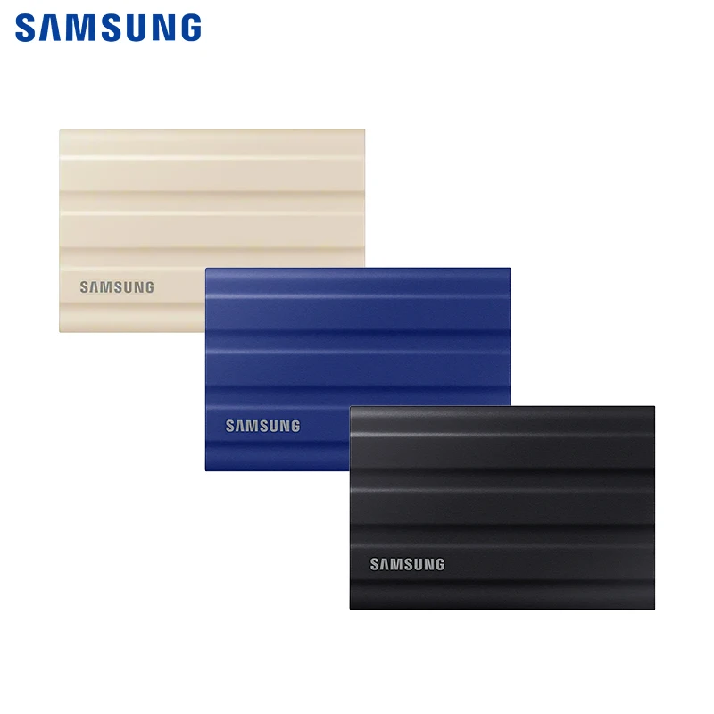 SAMSUNG SSD USB 3.2 TYPE-C Gen2 PSSD T7 Shield Disk Portabel Solid State 1TB 2TB 4TB kecepatan tinggi 1050 mb/s Hard Drive asli SSD