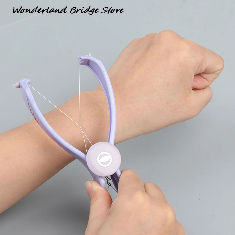

Women Hair Removal Epilator Mini Facial Hair Remover Spring Threading Face Defeatherer for Cheeks Eyebrow DIY Makeup Beauty Tool