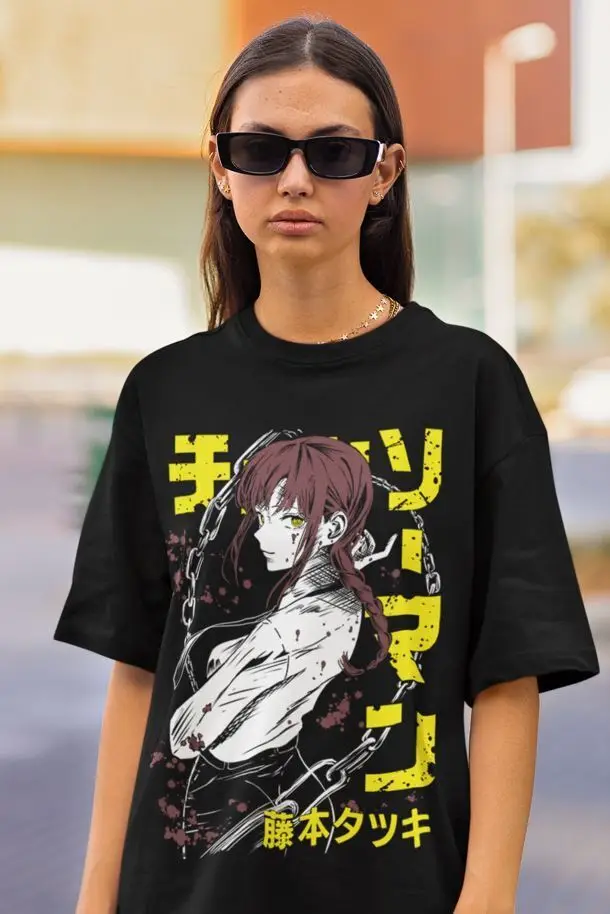 

chainsaw man Makima Eyes New T-Shirt,Anie,Anga,Horror,All Size,top anime