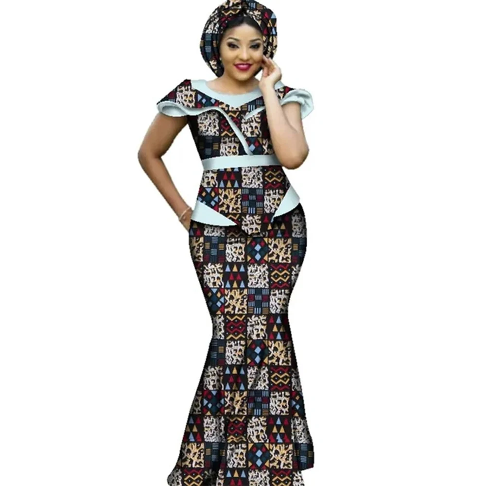 Plus Size Evening Dresses for Women African Luxury Fashion Gown Elegant Turkey Wedding Party Long Dress Ankara Ladies Clothing