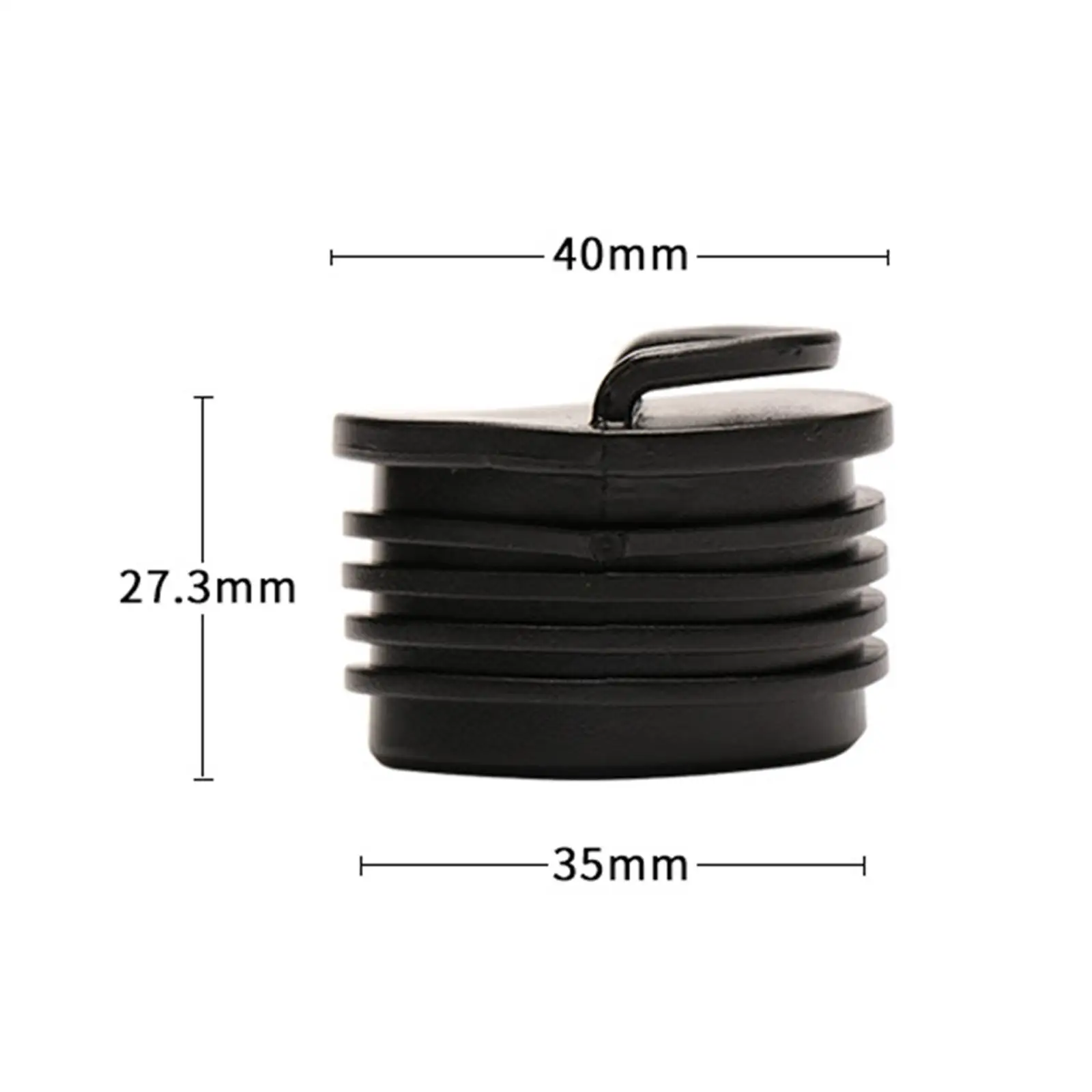 Wear Resistant Rubber Kayak Scupper Plug Drain Hole Stopper Bung for Boat Inflatable Canoe Watercraft