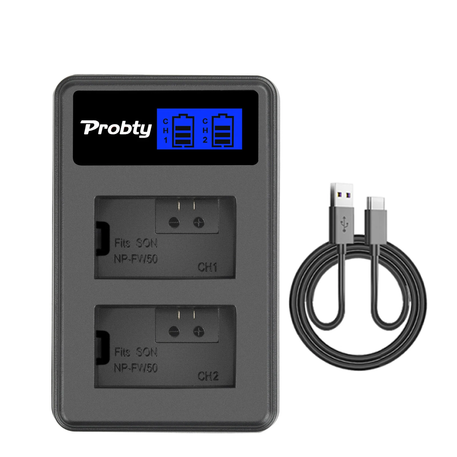 NP-FW50 NP FW50 استبدال البطارية وشاحن LCD لسوني ألفا A6000 A6400 A6500 A6300 A6100 ZV-E10 A7 A7II A7RII A7SII