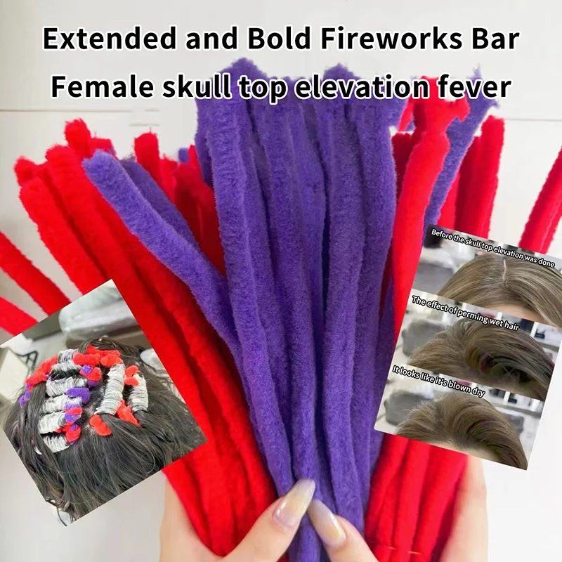 【4/6/8/10/12MM Afro Hair Perm Rods Small Wavy Fluffy Corn Perm Rollers Curlers Bar  Curly Hair Maker Tools Hair Styling Tools】