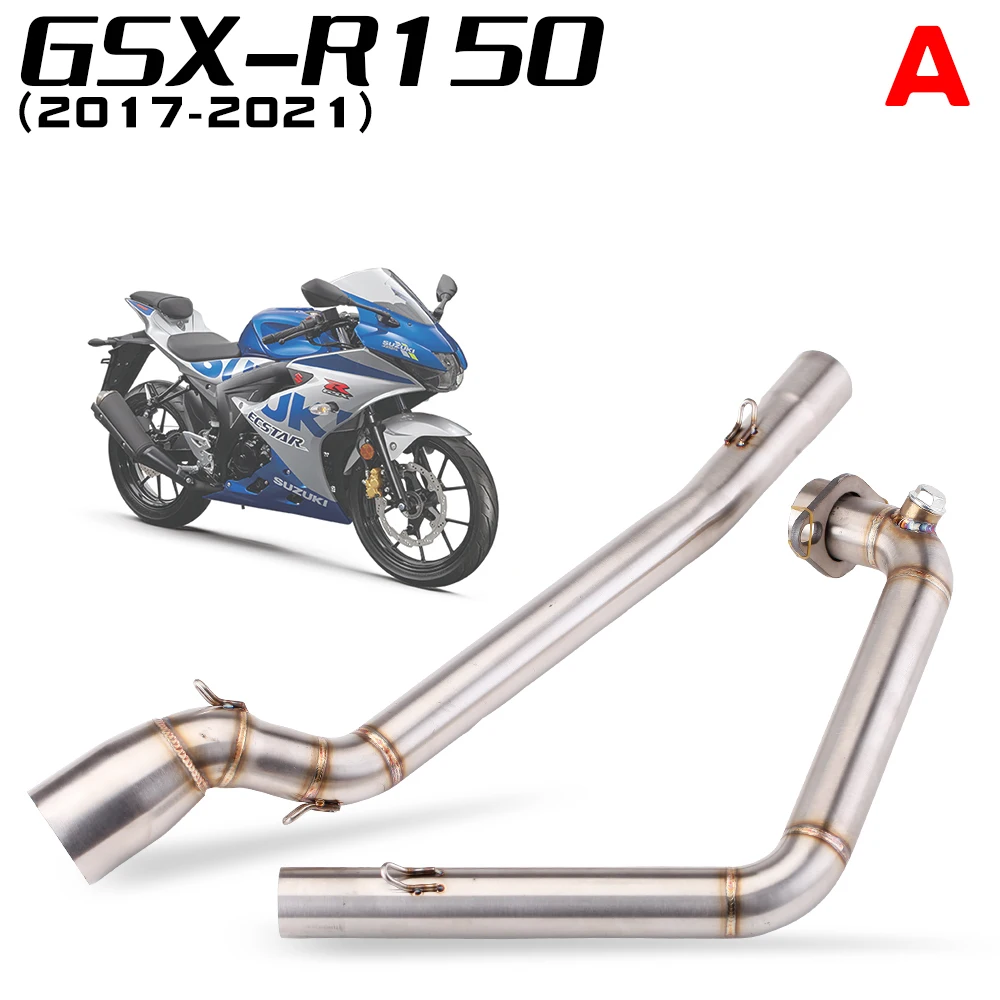 For GSX-R150 GSX-R125 GSX150R GSXR150 GSX125R Motorcycle Front Middle Link Connecting Pipe 51MM