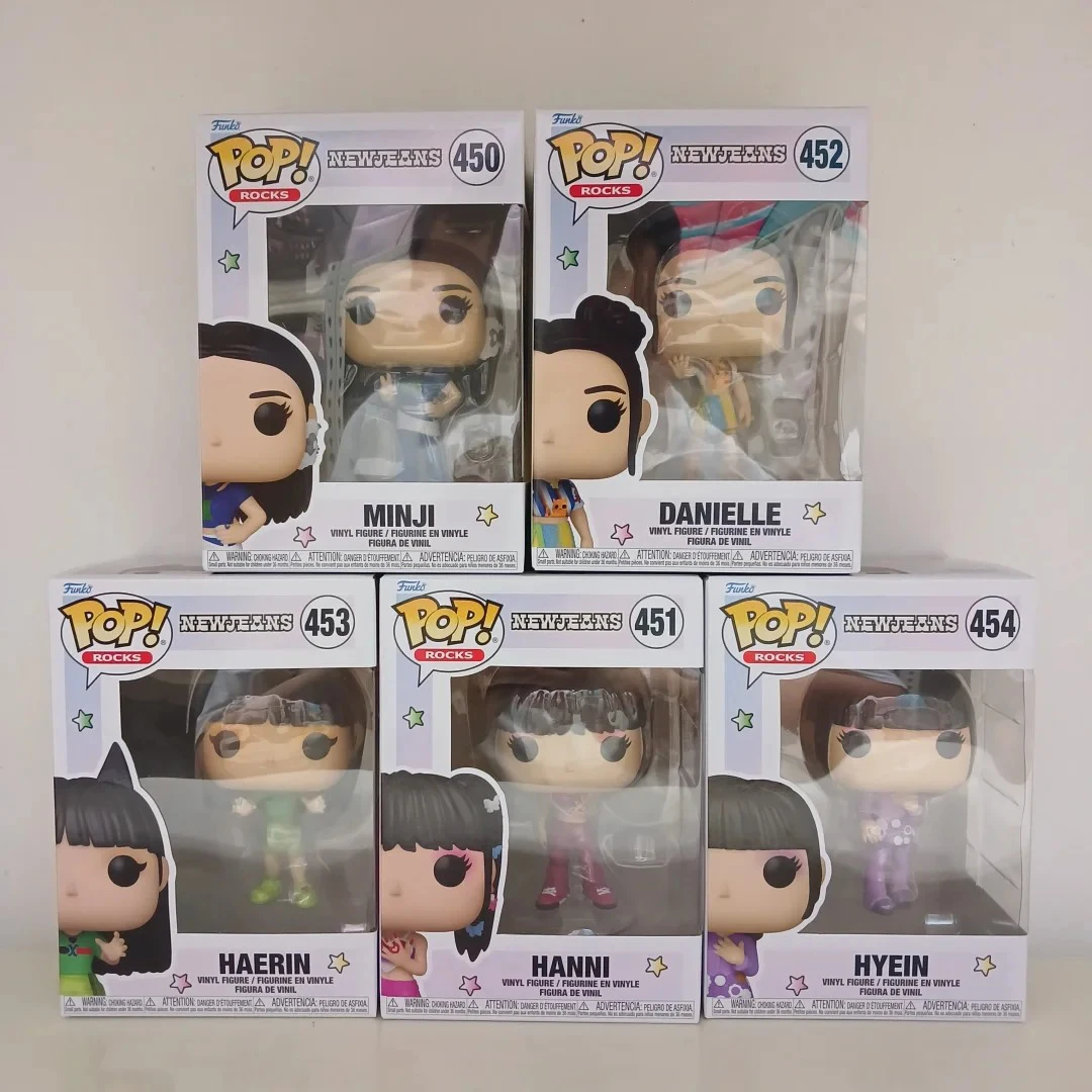 Funko Pop Newjeans Band Hanni figuras de acción modelo juguetes dibujos animados Kawaii figura coleccionable edición limitada figuras de vinilo regalos