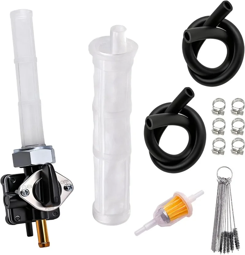62169-95 Fuel Valve Petcock 22mm Straight Outlet Fit for Harley Davidson Sportster 883 XL883 XLH883 1200 XL1200 XLH1200 1995-200