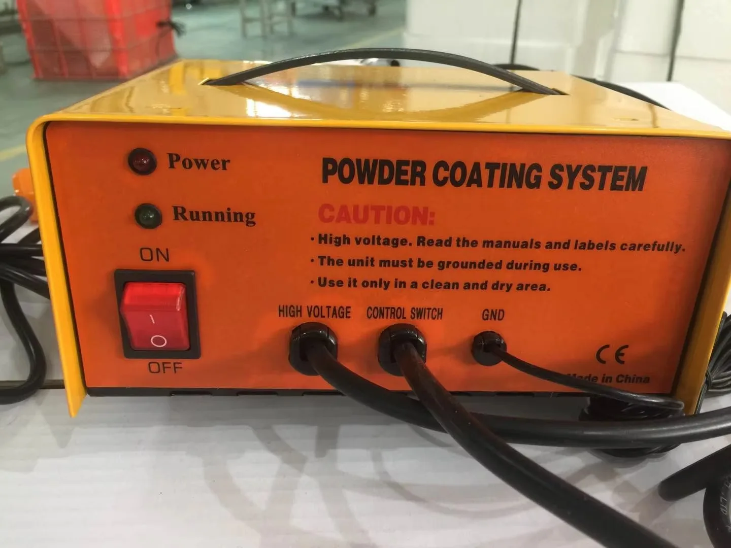 Low Price Electrostatic Powder Coating Machine for Construction Industries Metal Painting Equipment Engine Featuring Spray Gun