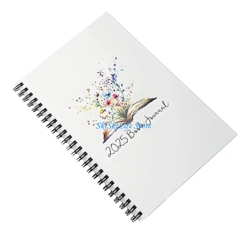 E65E Halloween Paper Journal Reading Tracking Notebook para gerenciamento programações