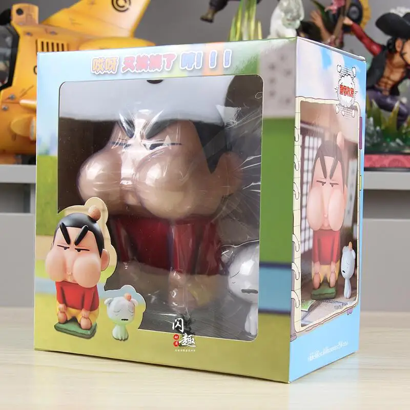 13-17cm kredka Shin-Chan Noob seria kara klęczać Xiaoxin rysunek Gk modne zabawki Q wersja lalki Anime ozdoby prezent