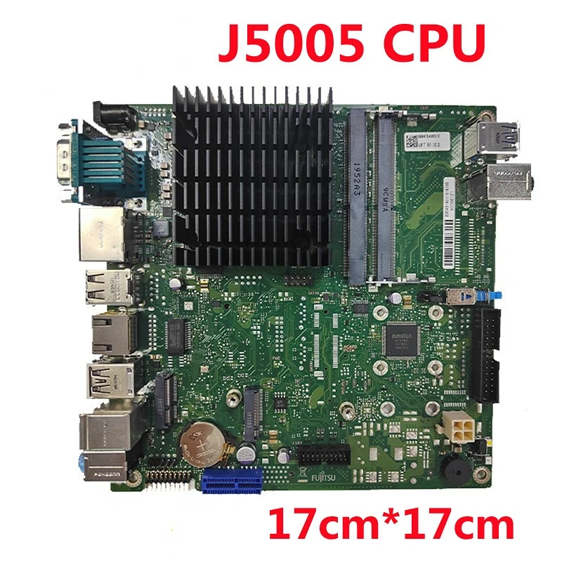 Baru Mini Host Motherboard Quad-Core All-In-One Komputer Intel Pentium J5005 Celeron J4105 Rumah Kantor Tanpa Kipas Motherboard