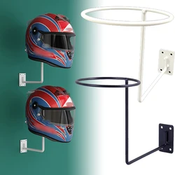 Metal Motorcycle Accessories Helmet Holder Hanger Rack Wall Mounted Hook For Coats Hats Caps Helmet Rack  Bicycle Display Holder