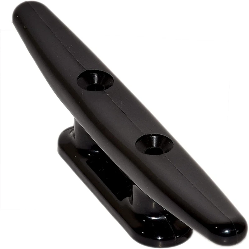 Cornamusas de nailon negro para Kayak, cornamusas de 4 pulgadas, 12 unidades