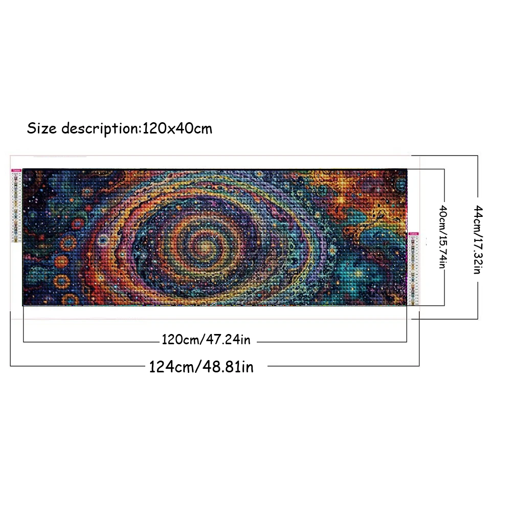 Abstract Star Swirl 5D DIY Diamond Painting Landscape Large Size Cross Stitch Kits New 2024 Mosaic Diamond Embroidery For Decor