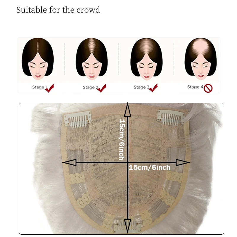 Рисунок 3 - Женский синтетический парик с седыми