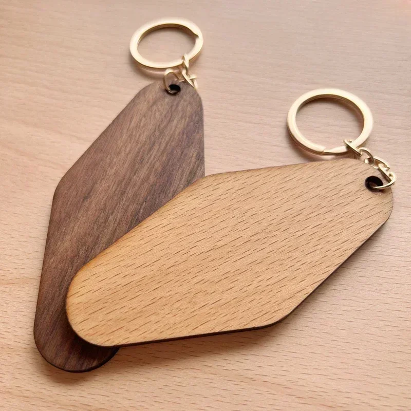 

Лазерная гравировка, номер отеля, деревянный брелок с бриллиантовым домом, индивидуальный логотип, деревянные брелки, персонализированные держатели, брелок с именем компании