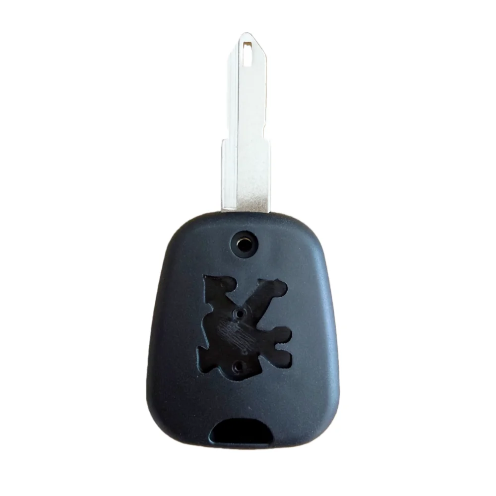 1pcs 2 Buttons Remote Key Shell Case for Peugeot 206 with NE73 Blade