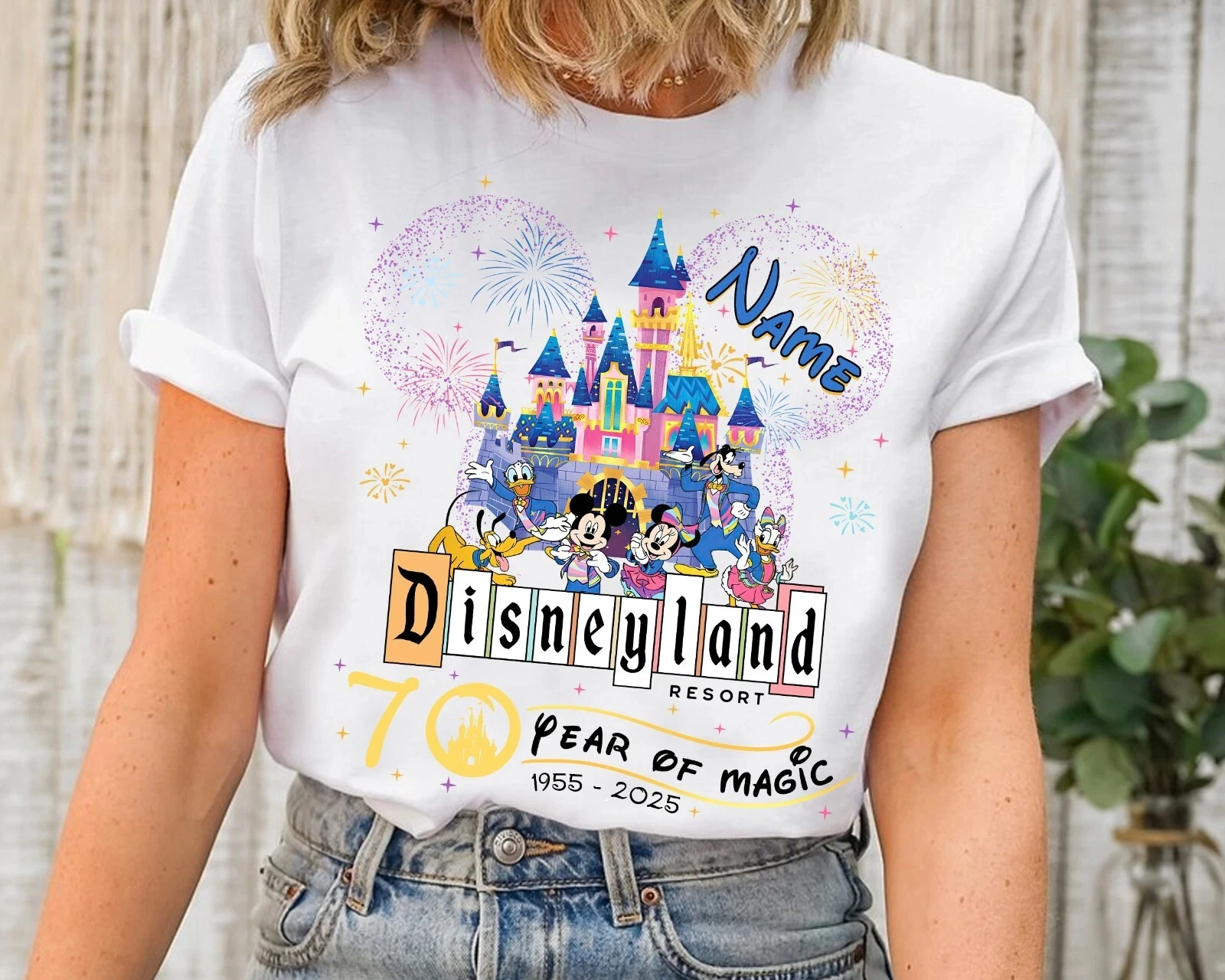 2025, Übergröße, Damen-Sommer-Baumwoll-Kurzarm-T-Shirt, Disney-Anime-Fans, lizenzierter Musterdruck, stilvolle Kleidung