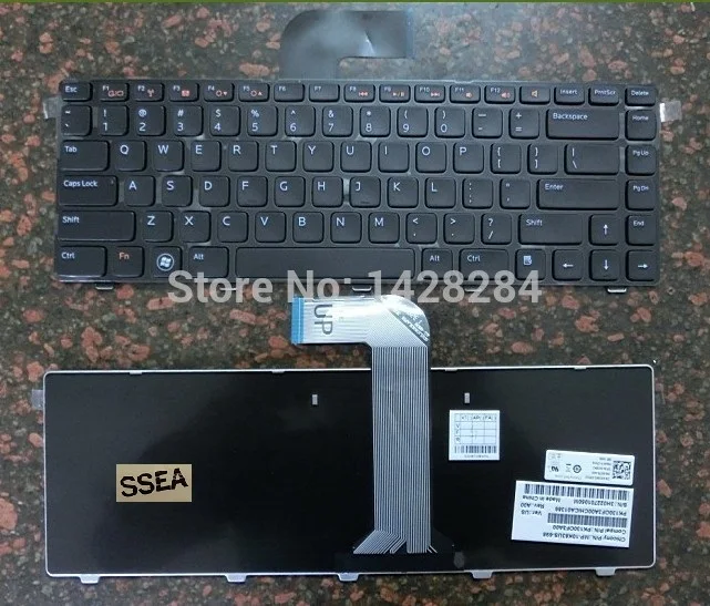 

New US black Keyboard For Dell N4110 XPS 15 L502X VOSTRO 3450 V3450 V3550