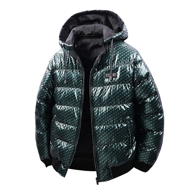 Massgorul Nwe Men Winter Coat Casual Fashion Cotton Padded Clothe Men's Bread Jackets Hooded Thicken Warm Down Jackets Outerwear