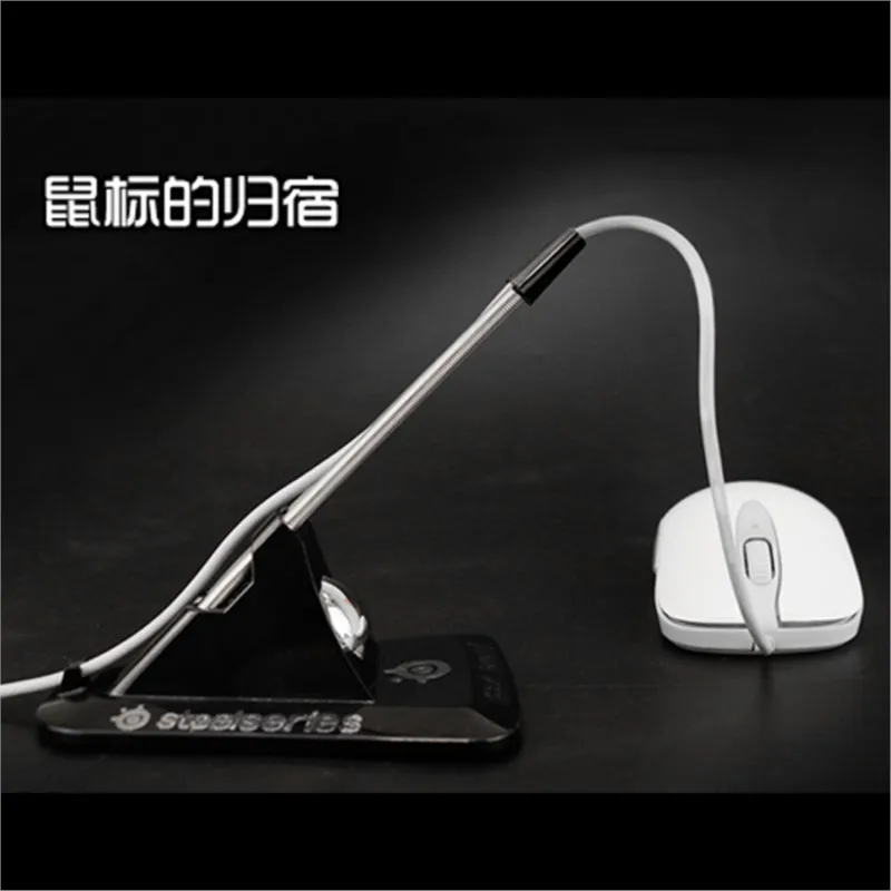 Mouse Bungee Rope Clip-Mouse flessibile Bungee Rope Clip Wire Cable Organizer Holder Line fixer bianco