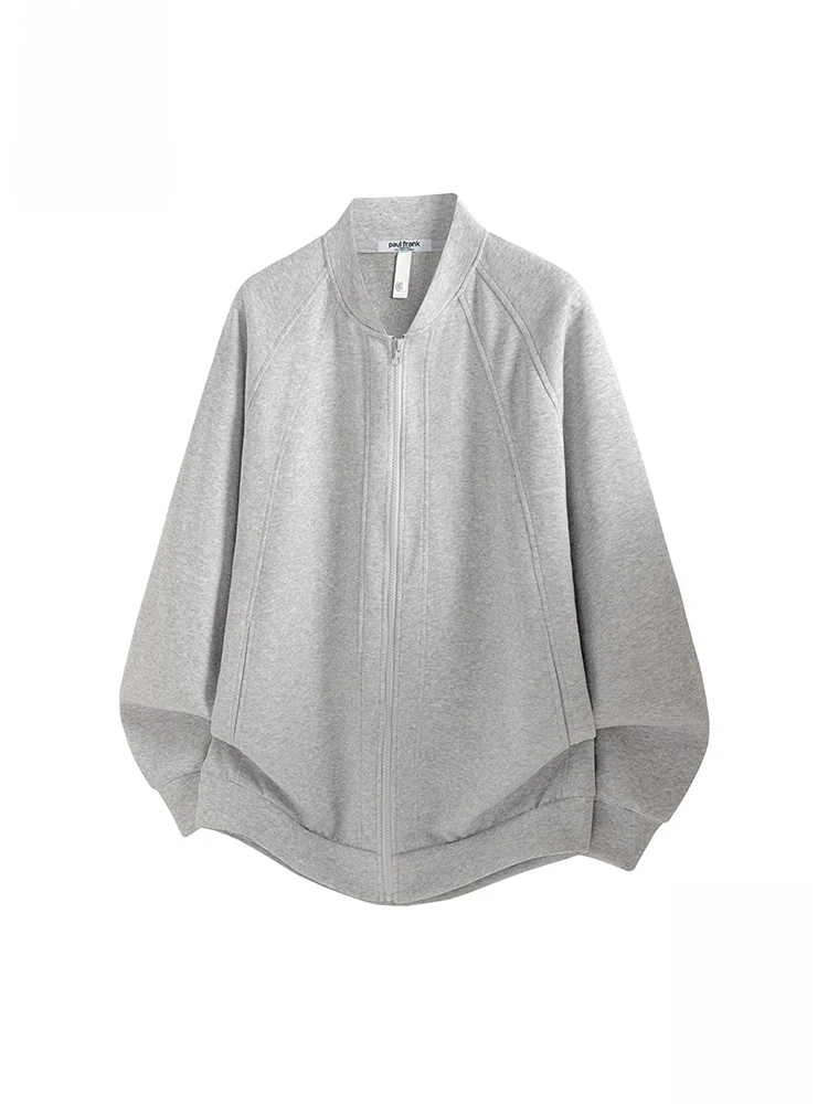 

PaulFrank Large Mouth Monkey Japanese Sle Lazy Knitted Open Cardigan Men's Loose Casual All-Match Stand Collar Sweatirt