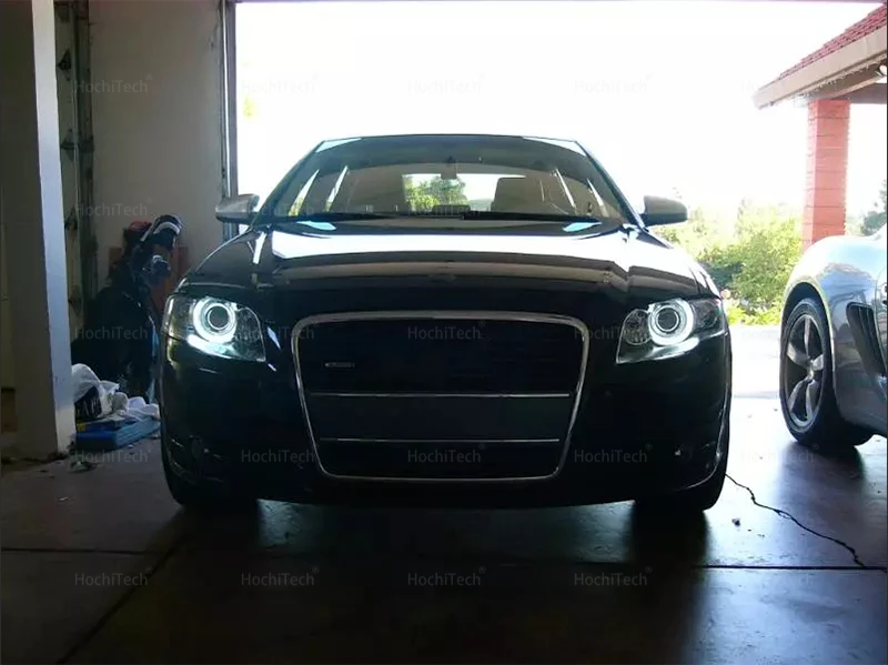 2 Years Warranty Cotton 6000K White LED Angel Eye Rings Light Kits for Audi A4 S4 RS4 B7 2005-2009 Car Accessories